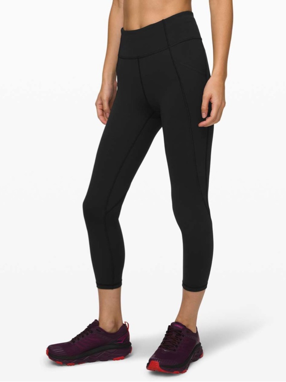 lululemon time to sweat black leggings, 23”